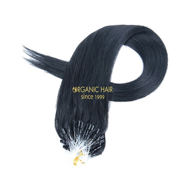 Micro ring loop hair extension 100 remy hair from Qingdao, China GT07